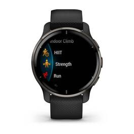 Смарт-часы Garmin Venu 2 PLUS, GPS, черные с серым безелем, с силиконовым ремешком (010-02496-11) #5