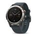 Спортивные часы garmin fenix 5 серебристые с синим ремешком. Артикул: 010-01688-01