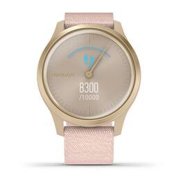 Часы с трекером активности Garmin VivoMove Style золотистый с роз. плетеным ремешком (010-02240-22) #3