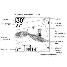 Эхолот Humminbird 748x3D (HB-748X3D) #3