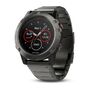 Спортивные часы garmin fenix 5x sapphire серые с металлическим браслетом. Артикул: 010-01733-03